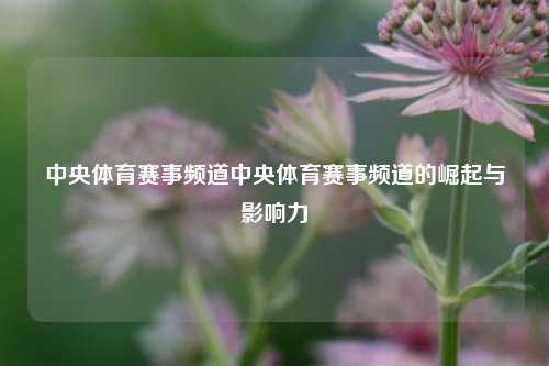 中央体育赛事频道中央体育赛事频道的崛起与影响力