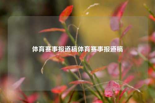 体育赛事报道稿体育赛事报道稿