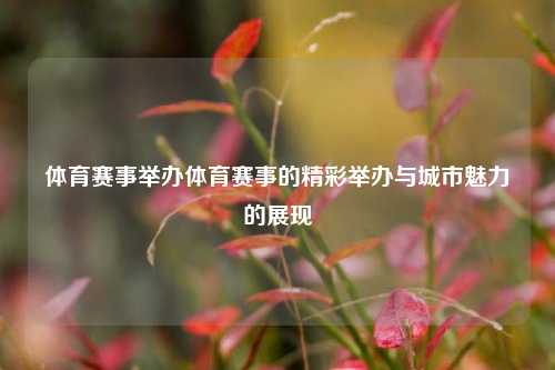 体育赛事举办体育赛事的精彩举办与城市魅力的展现