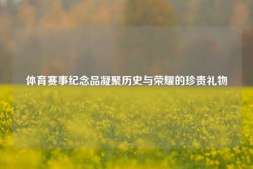 体育赛事纪念品凝聚历史与荣耀的珍贵礼物
